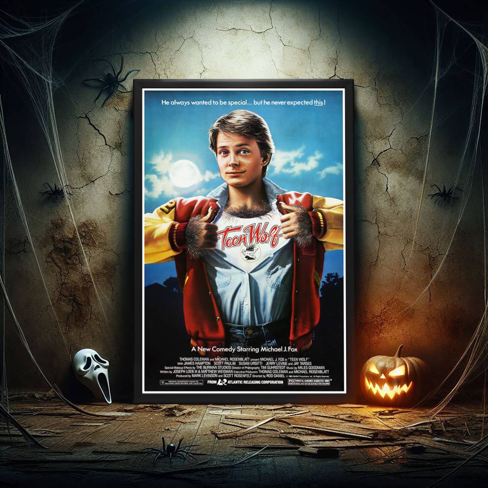 "Teen Wolf" (1985) Framed Movie Poster
