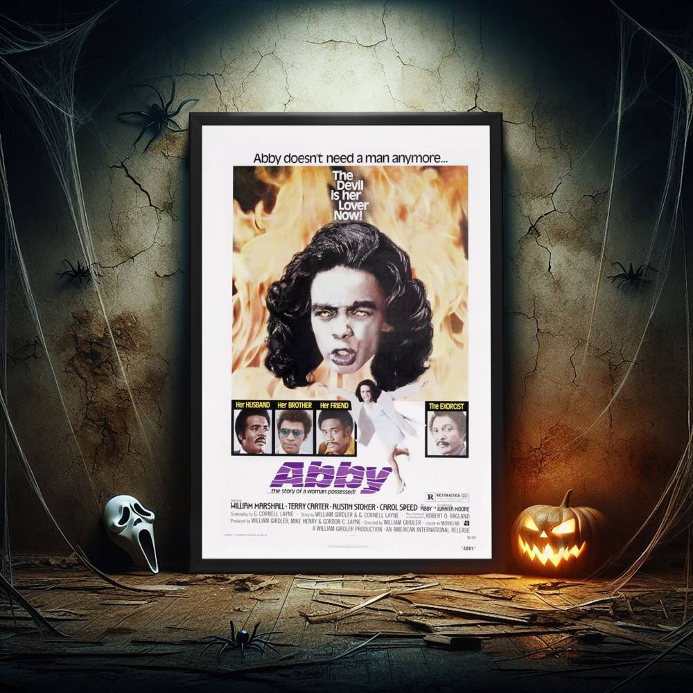 "Abby" (1974) Framed Movie Poster