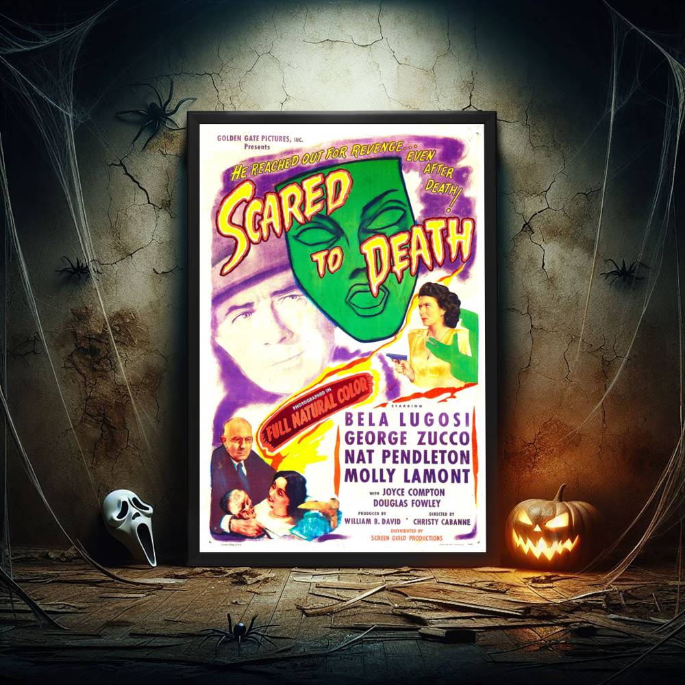 "Scared To Death" (1947) Framed Movie Poster