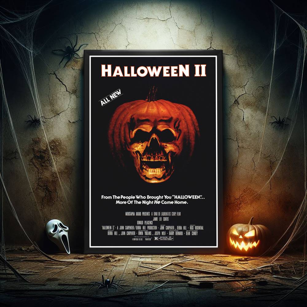 "Halloween II" (1981) Framed Movie Poster