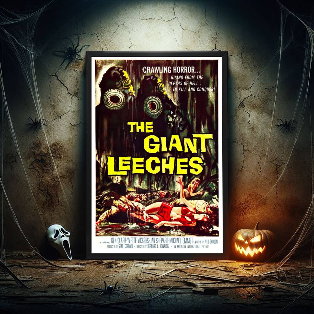 "Giant Leeches" (1959) Framed Movie Poster