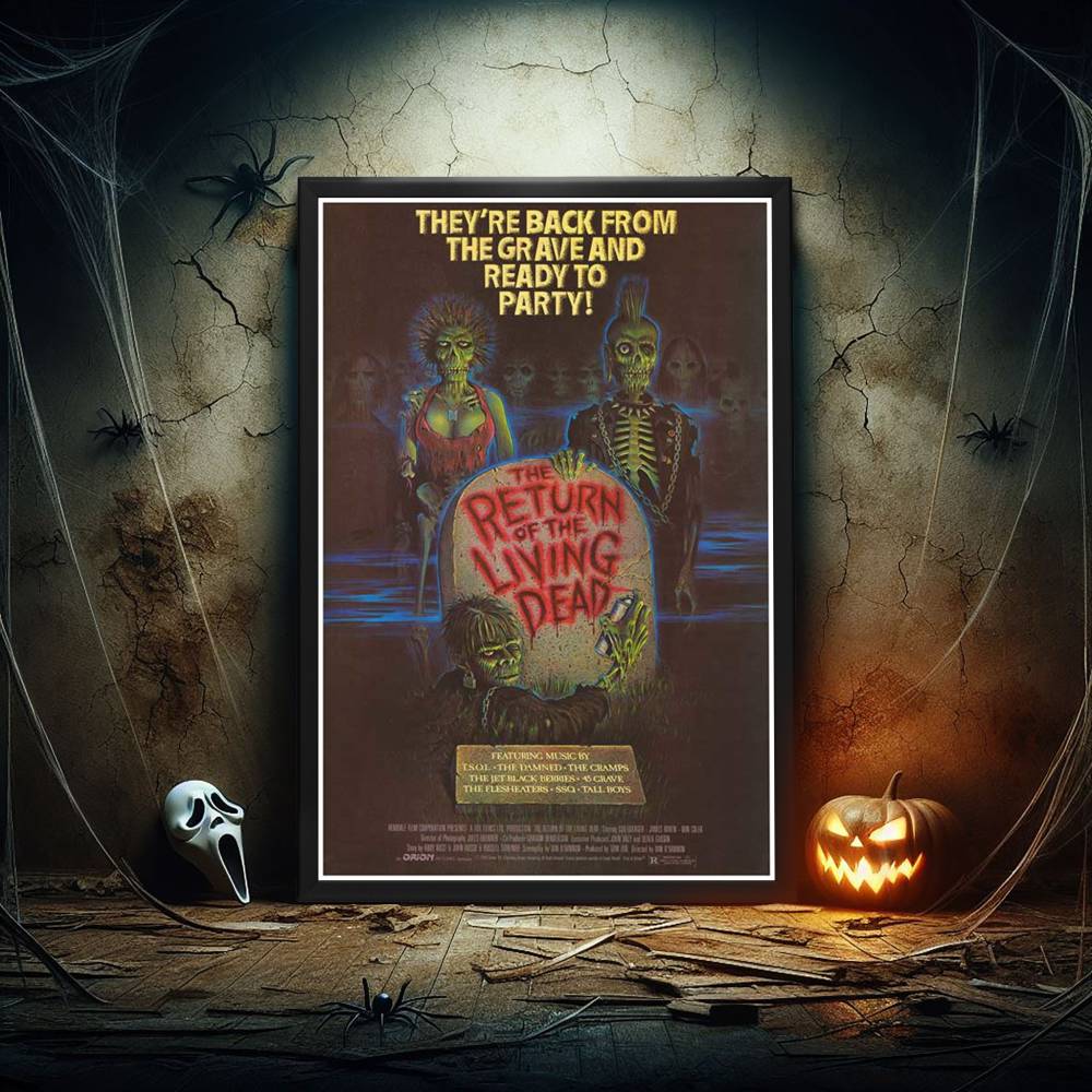 "Return of the Living Dead" (1985) Framed Movie Poster