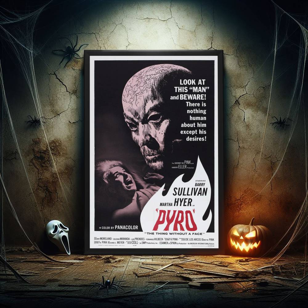 "Pyro...Thing Without A Face" (1964) Framed Movie Poster