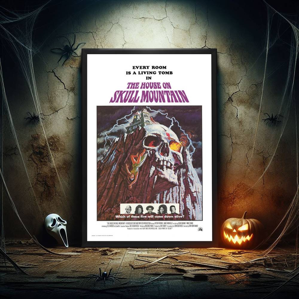 "House on Skull Mountain" (1974) Framed Movie Poster
