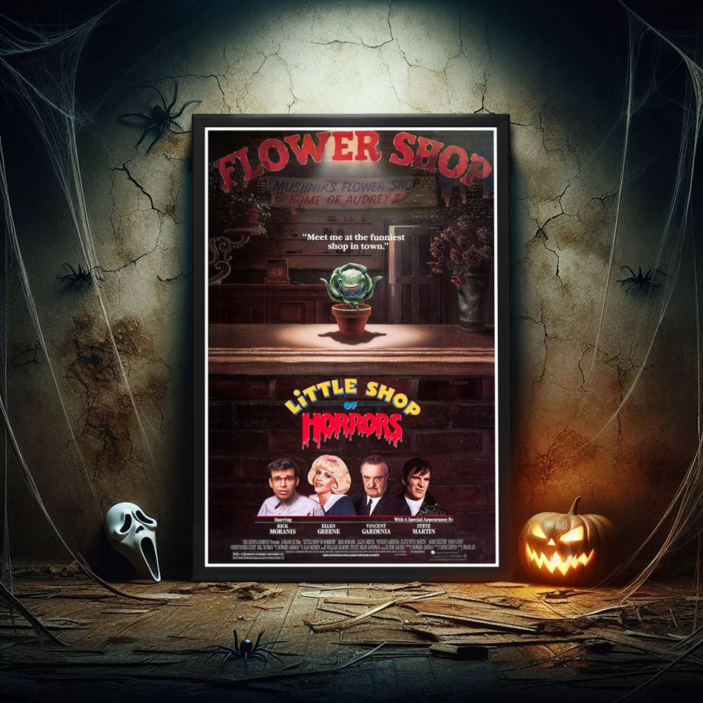 "Little Shop of Horrors" (1986) Framed Movie Poster