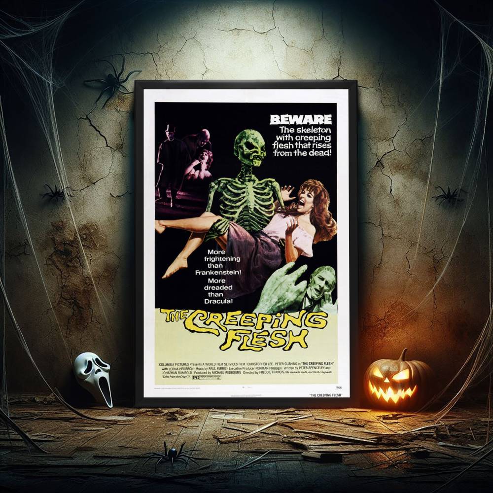 "Creeping Flesh" (1973) Framed Movie Poster