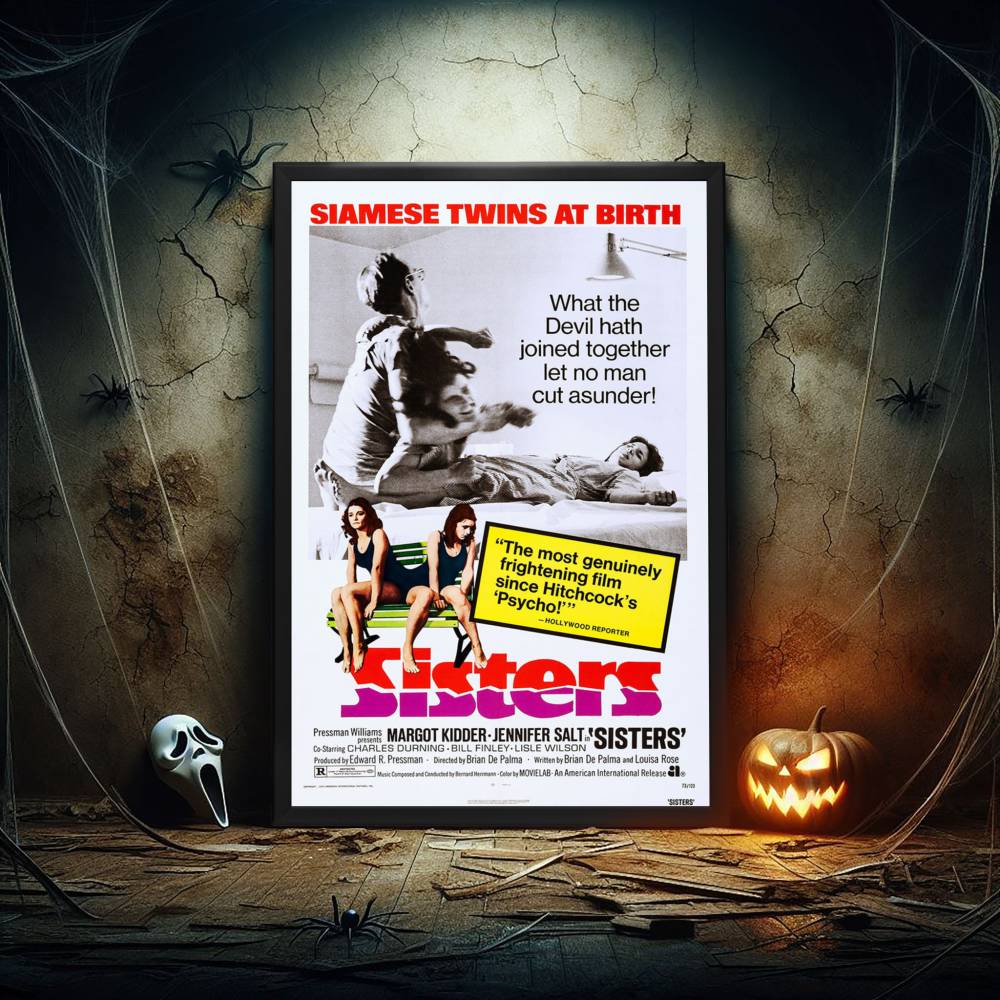 "Sisters" (1973) Framed Movie Poster