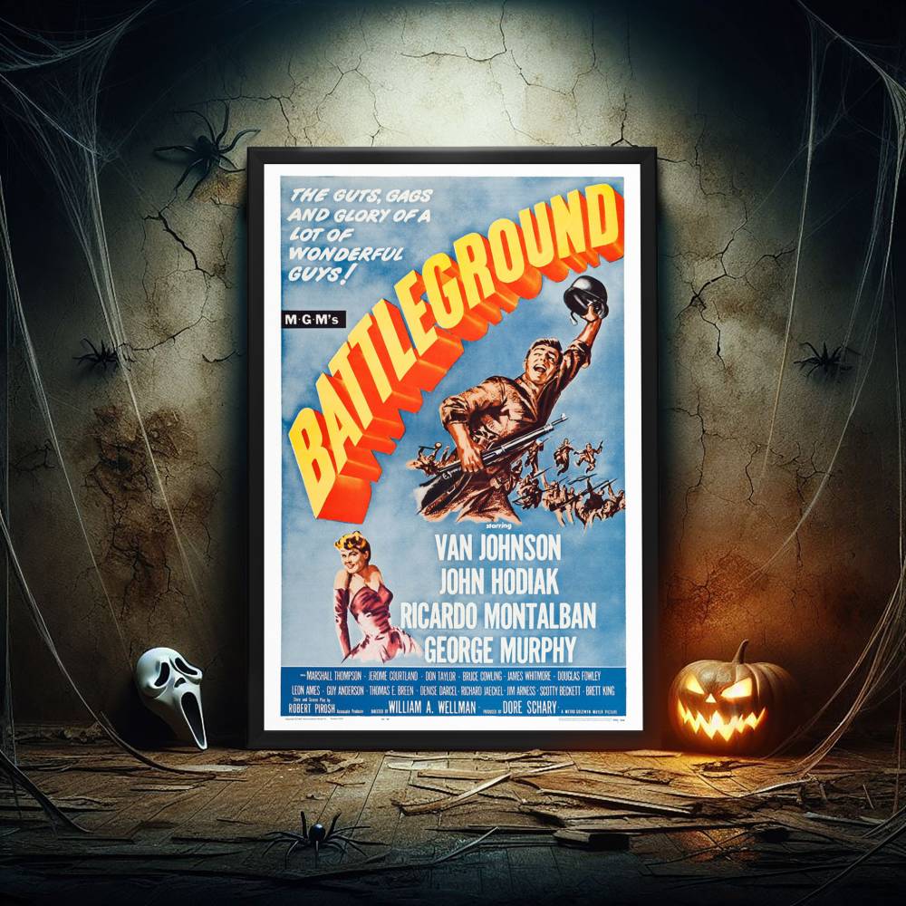 "Battleground" (1949) Framed Movie Poster