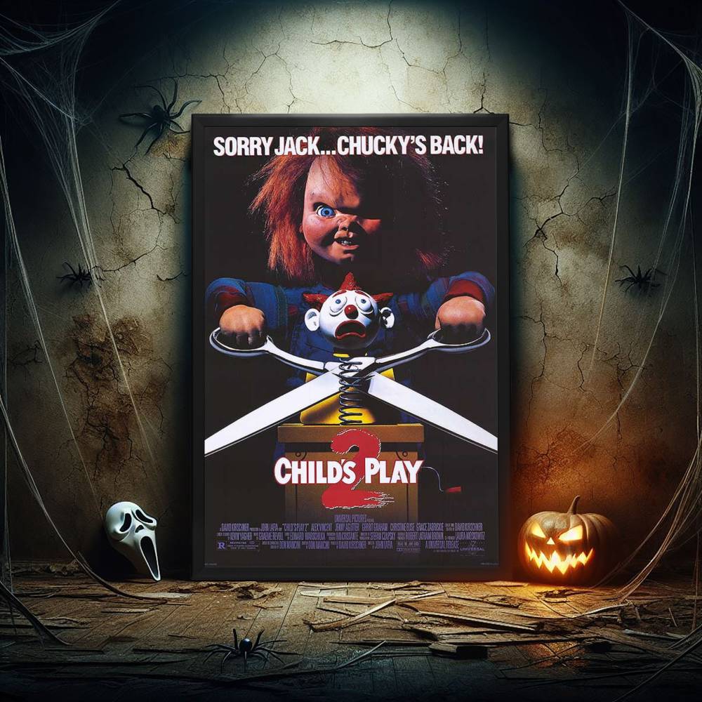 "Child's Play 2" (1990) Framed Movie Poster