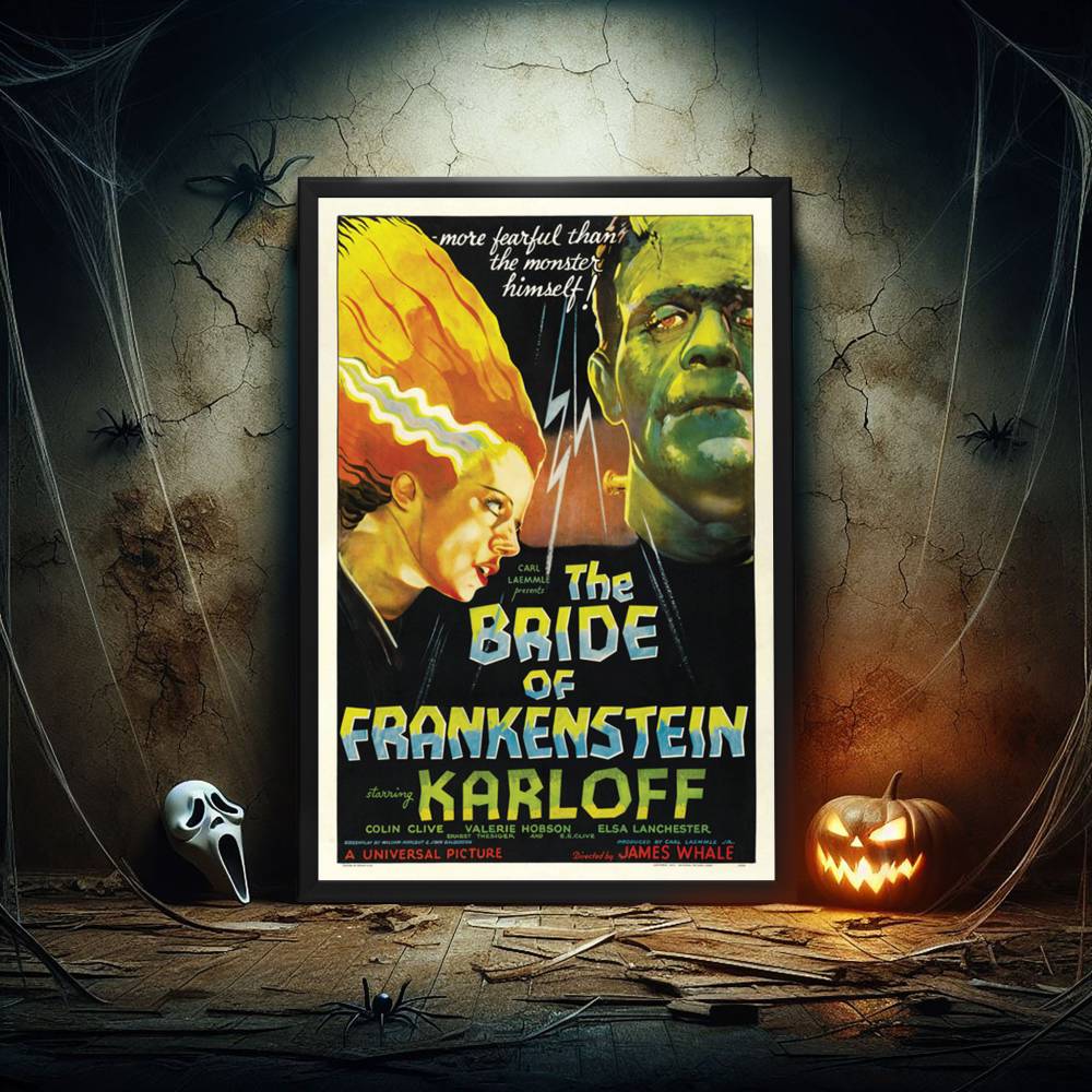 "Bride Of Frankenstein" (1935) Framed Movie Poster