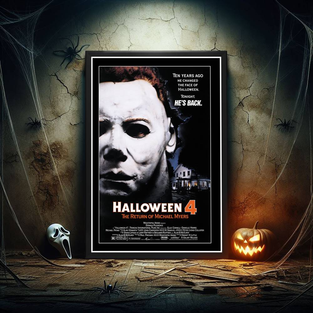 "Halloween IV: The Return of Michael Myers" (1988) Framed Movie Poster