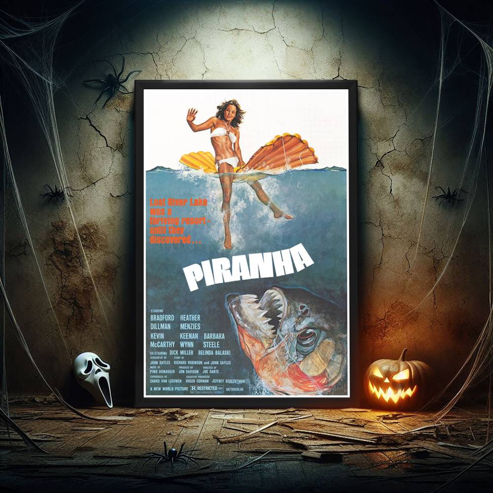 "Piranha" (1978) Framed Movie Poster