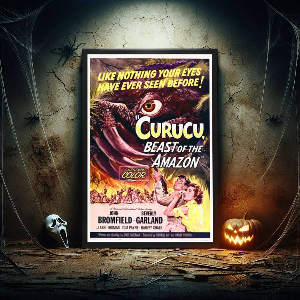 "Curucu, Beast of the Amazon" (1956) Framed Movie Poster