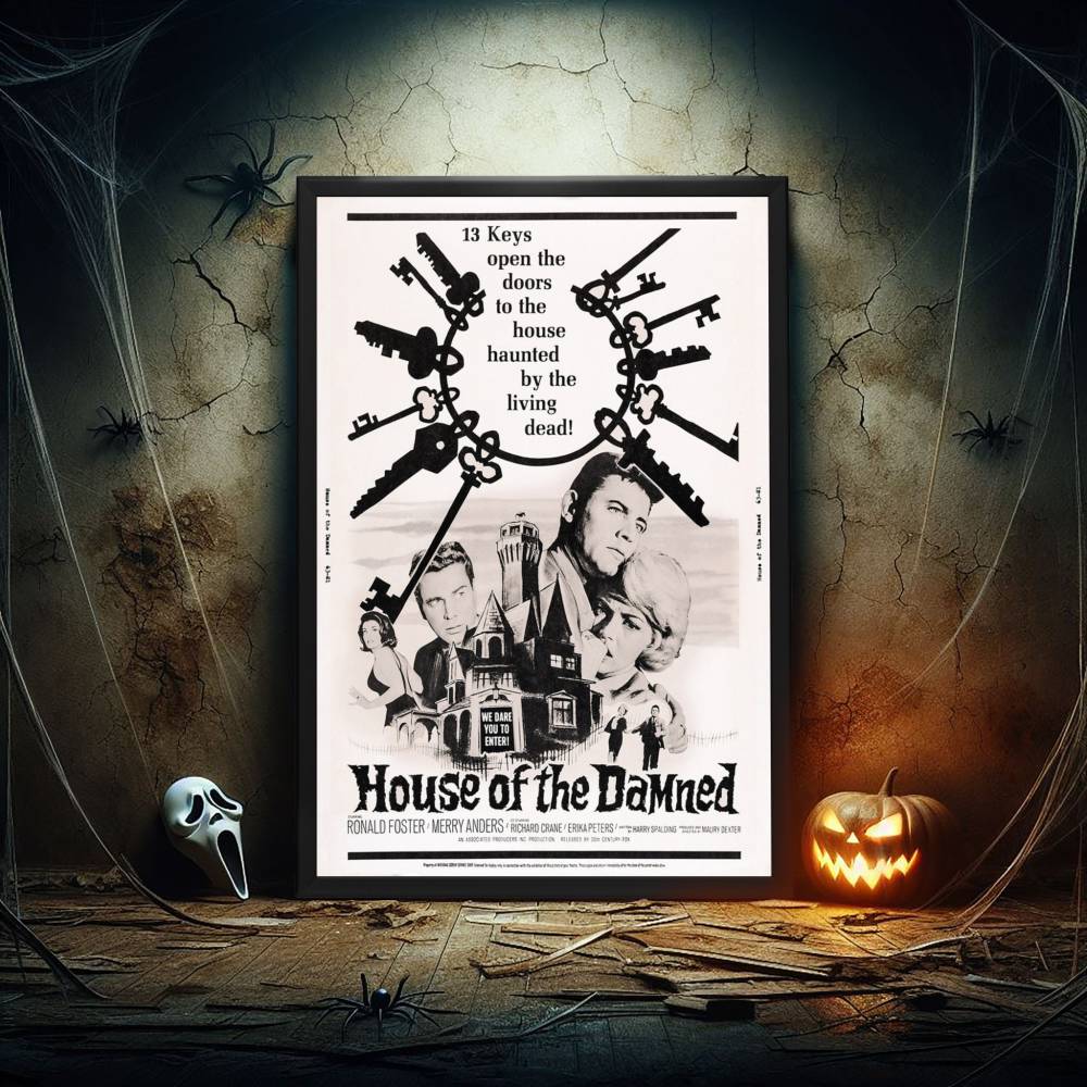 "House Of The Damned" (1963) Framed Movie Poster