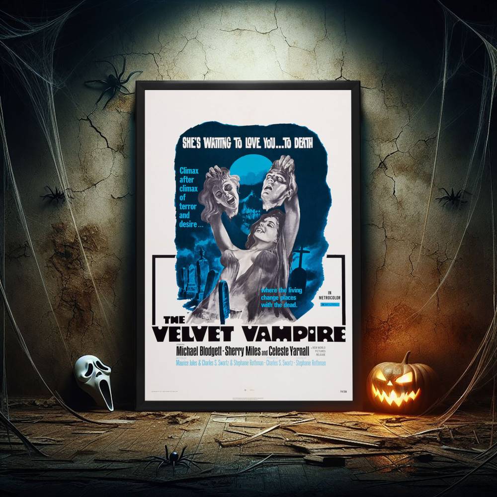 "Velvet Vampire" (1971) Framed Movie Poster