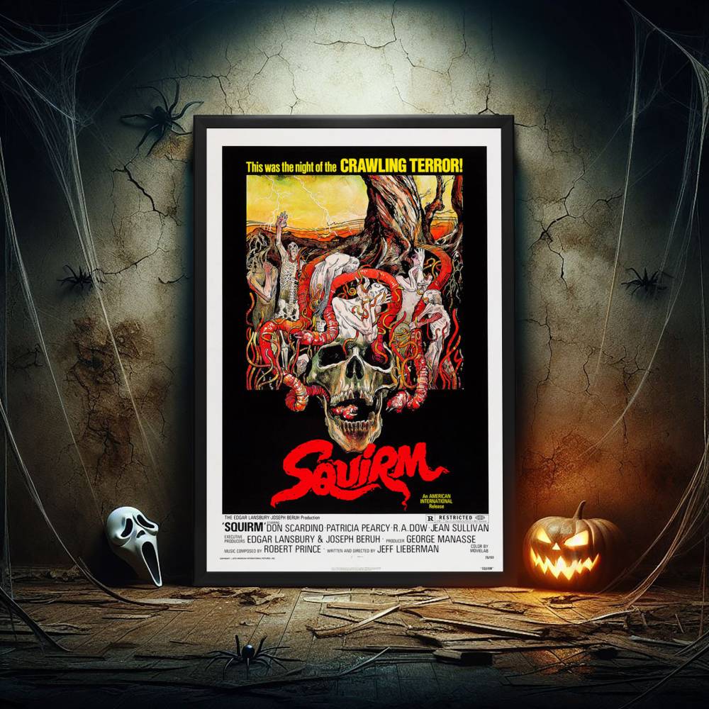 "Squirm" (1976) Framed Movie Poster