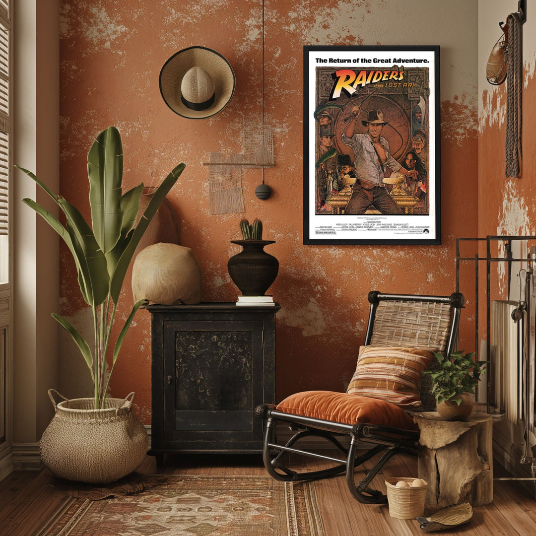 "Raiders of the Lost Ark" (1981) Framed Movie Poster