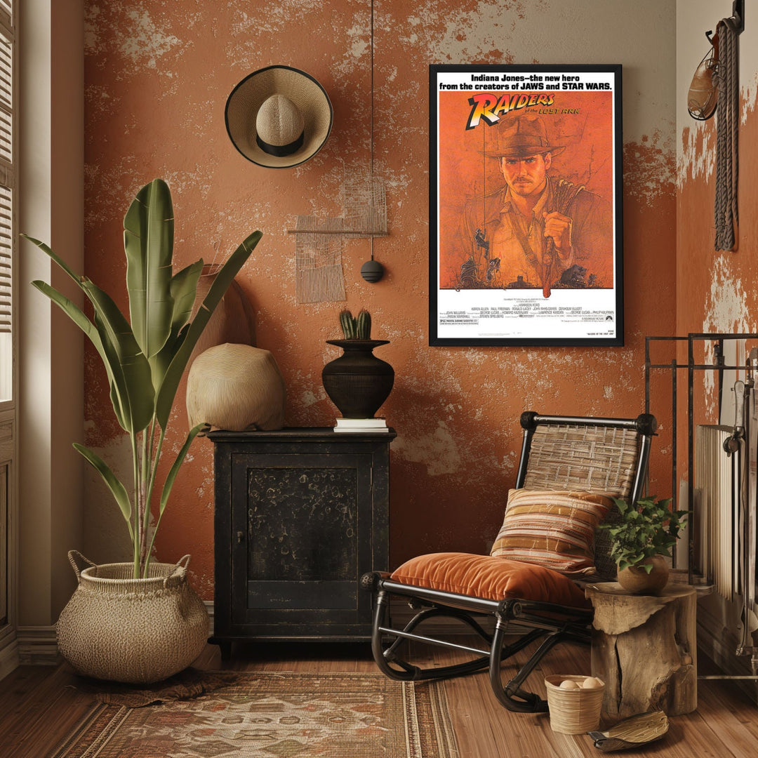 "Raiders of the Lost Ark" (1981) Framed Movie Poster