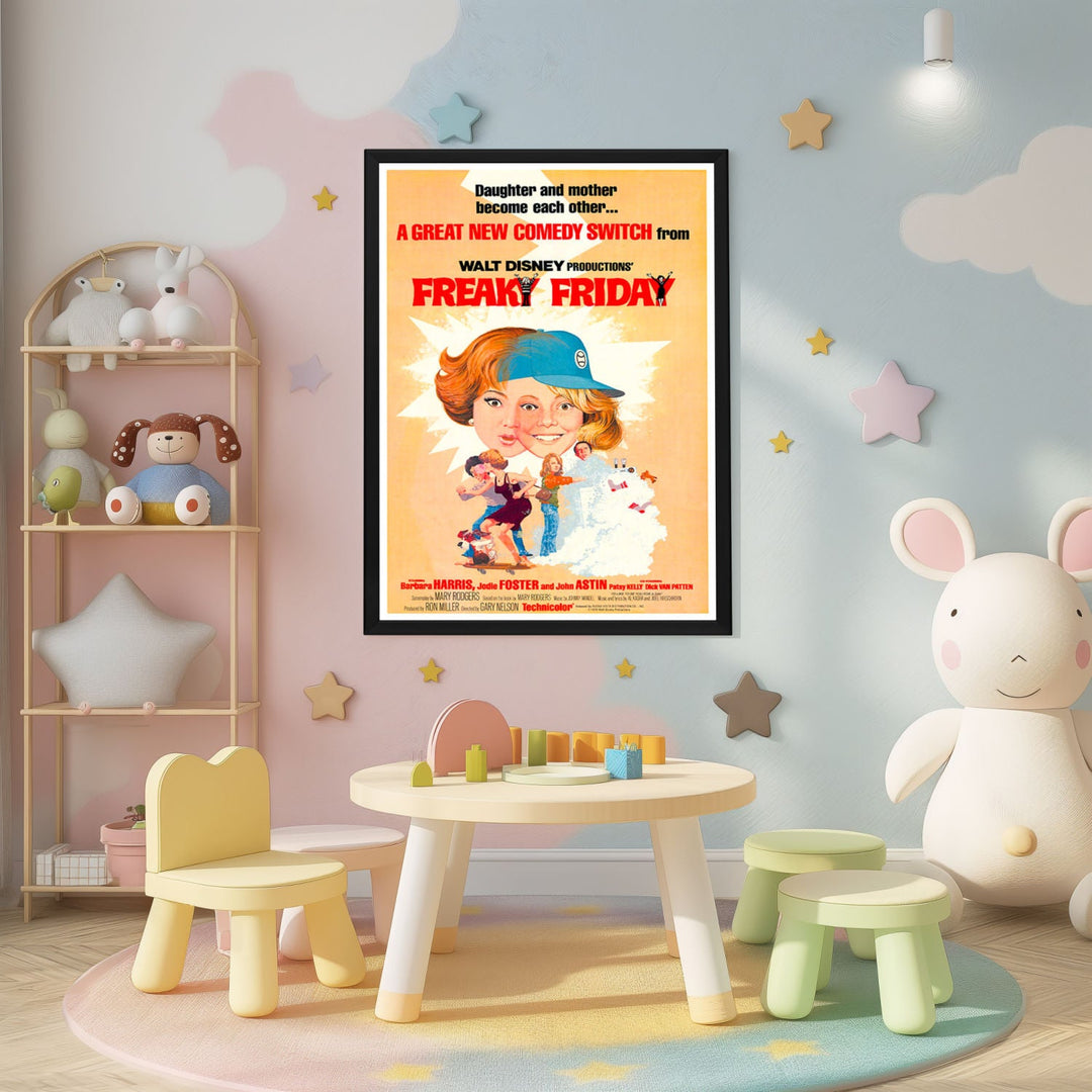 "Freaky Friday" (1976) Framed Movie Poster