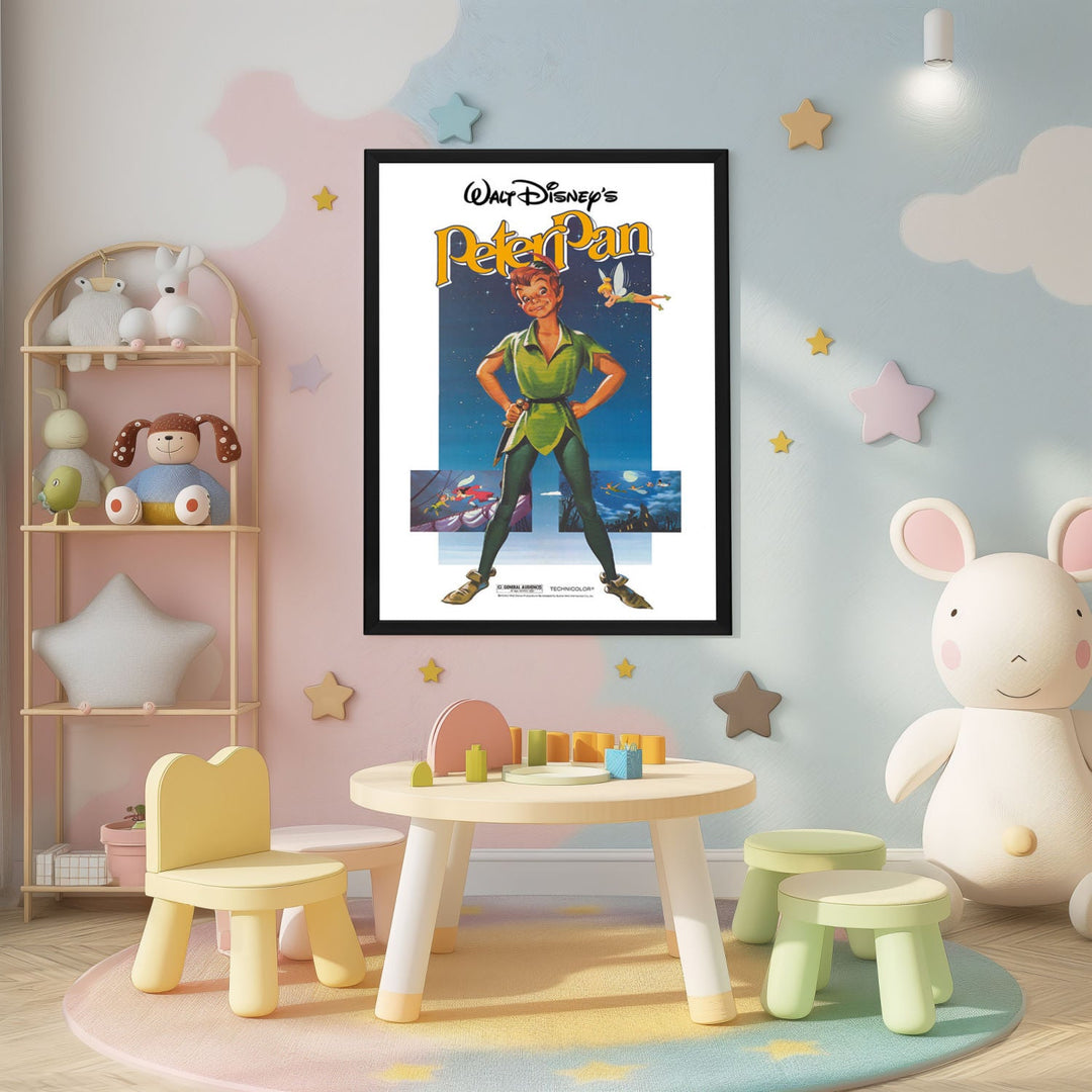 "Peter Pan" (1953) Framed Movie Poster