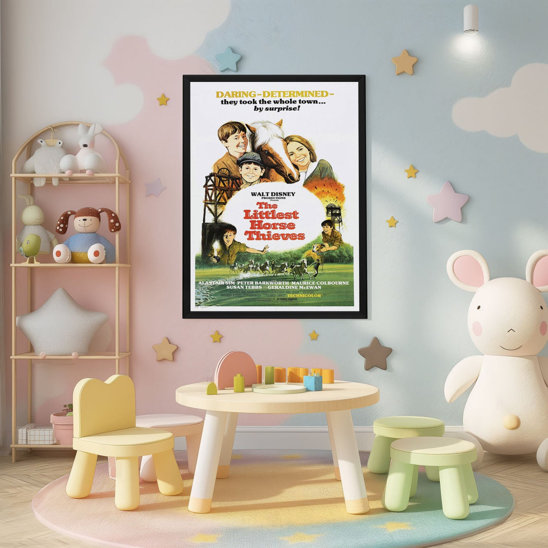 "Littlest Horse Thieves" (1976) Framed Movie Poster