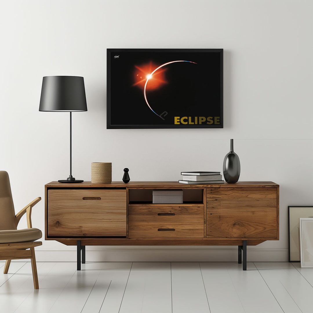 Background with Framed Poster