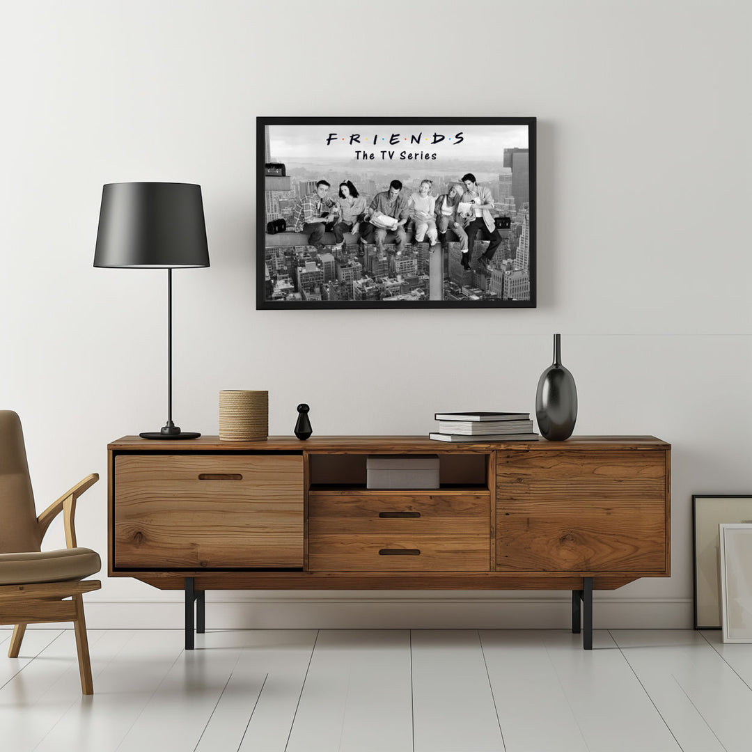 Background with Framed Poster
