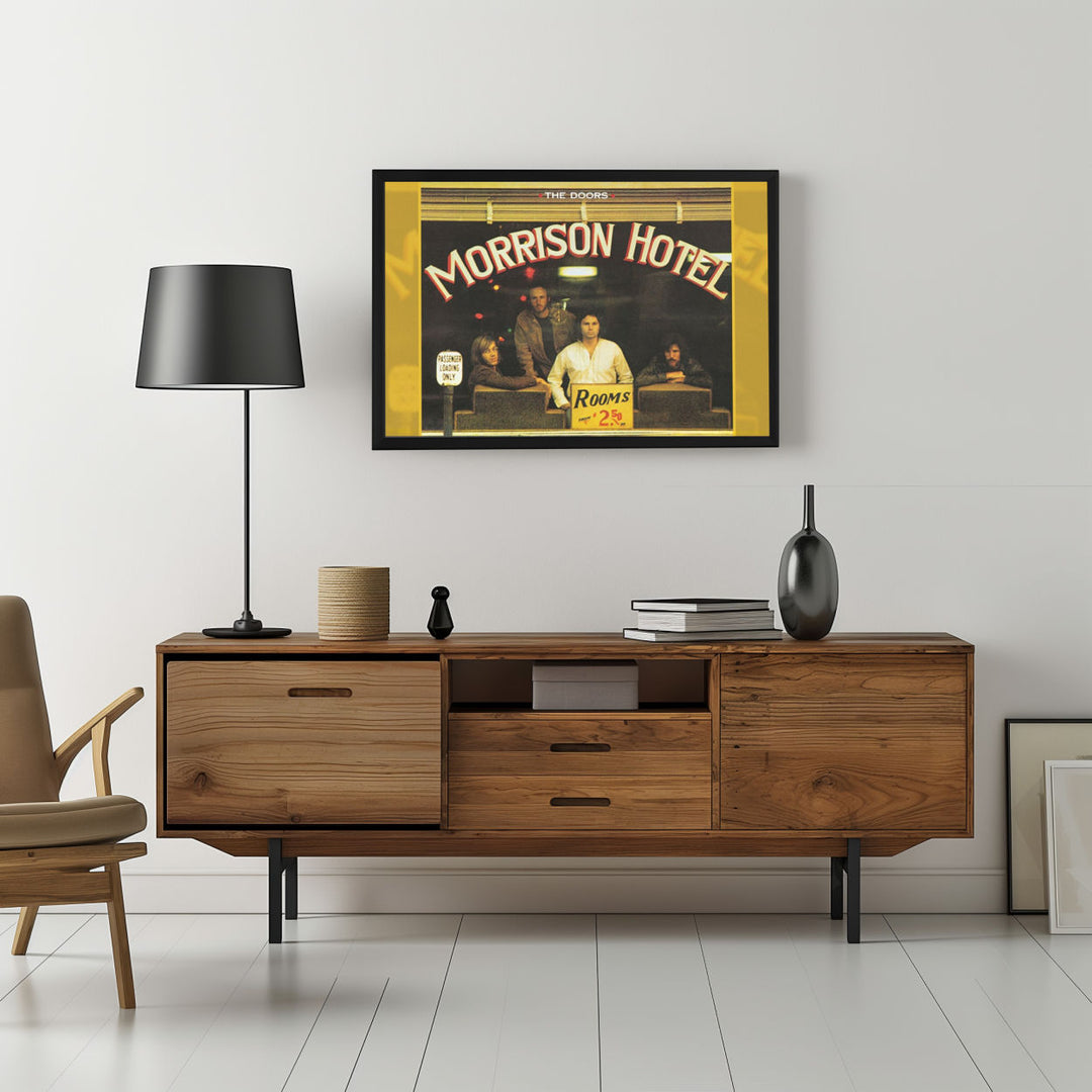 Background with Framed Poster