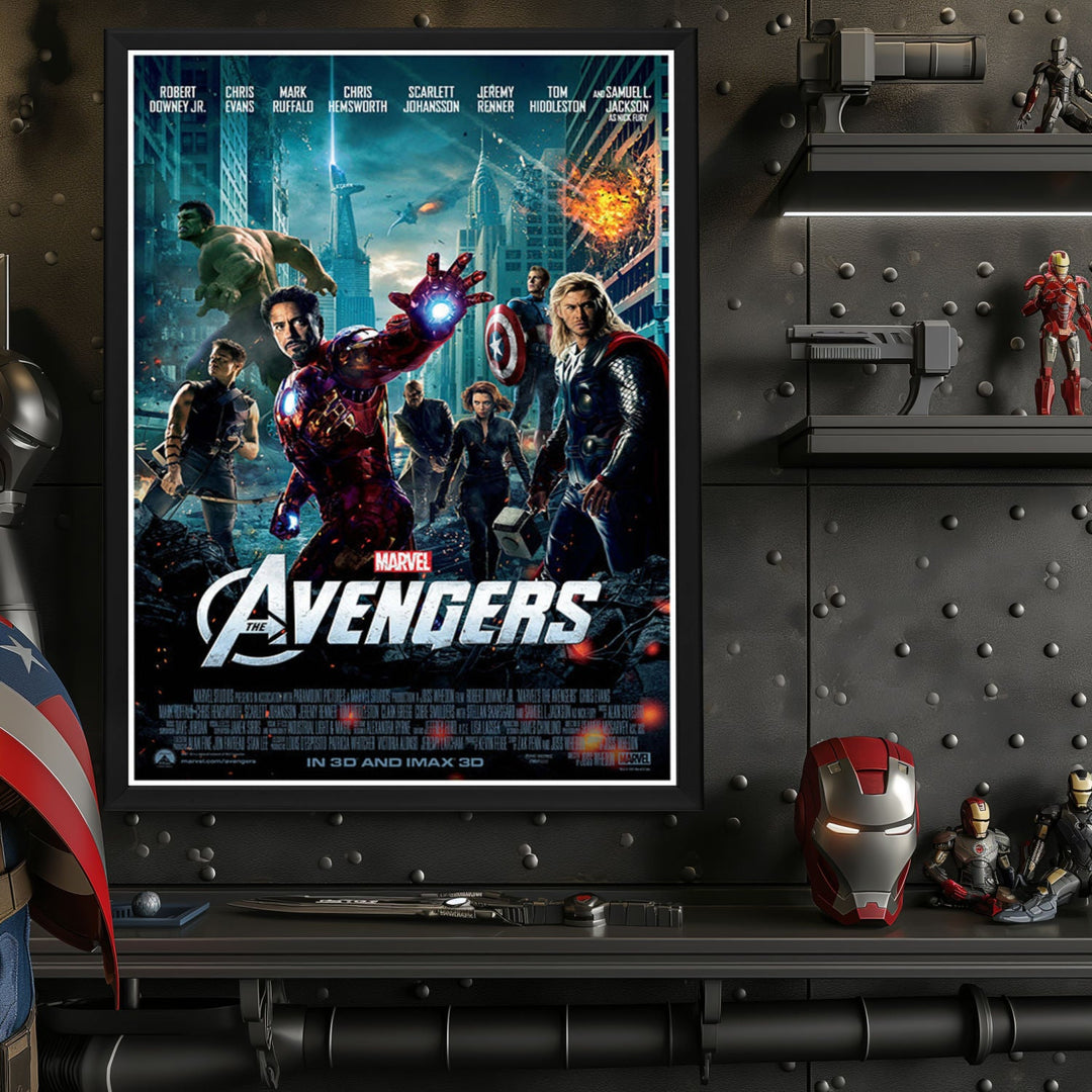 "Avengers" (2012) Framed Movie Poster