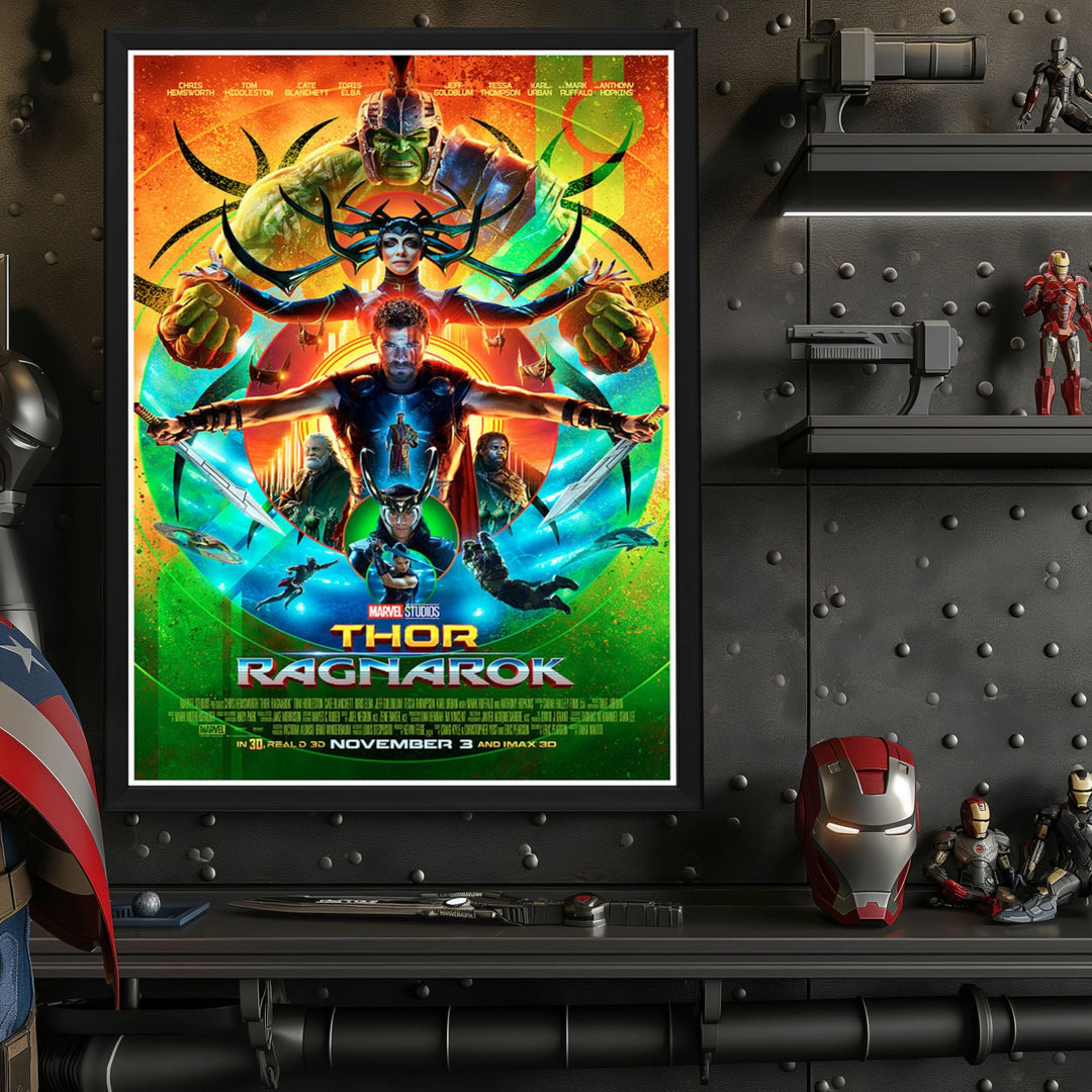 "Thor: Ragnarok" (2017) Framed Movie Poster