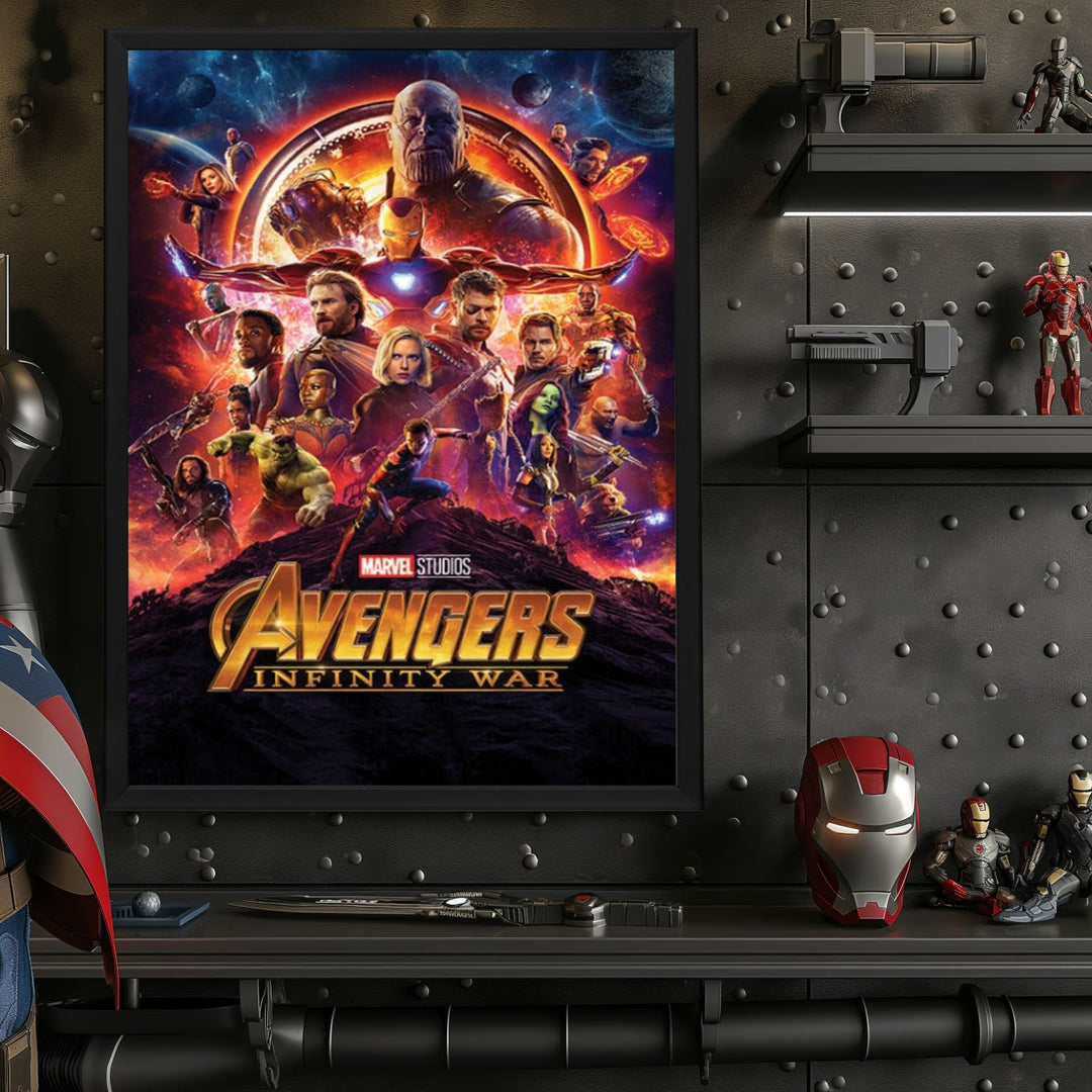 "Avengers: Infinity War" (2018) Framed Movie Poster