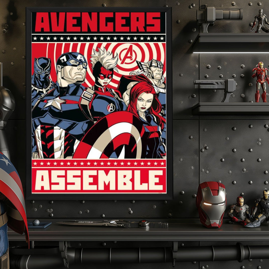 "Avengers" Framed Movie Poster