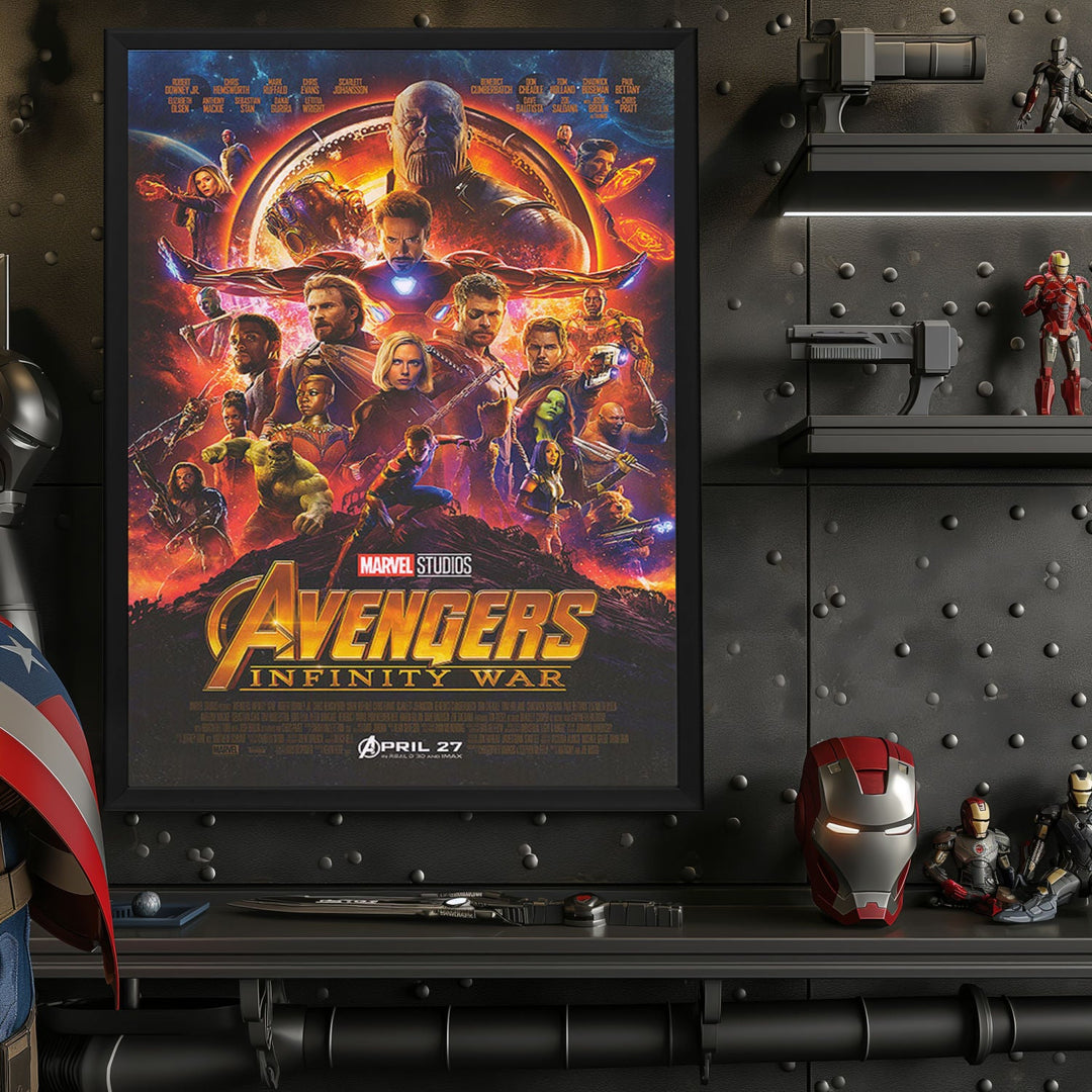 "Avengers: Infinity War" (2018) Framed Movie Poster