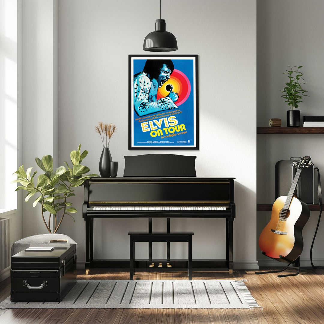 "Elvis On Tour" (1972) Framed Poster