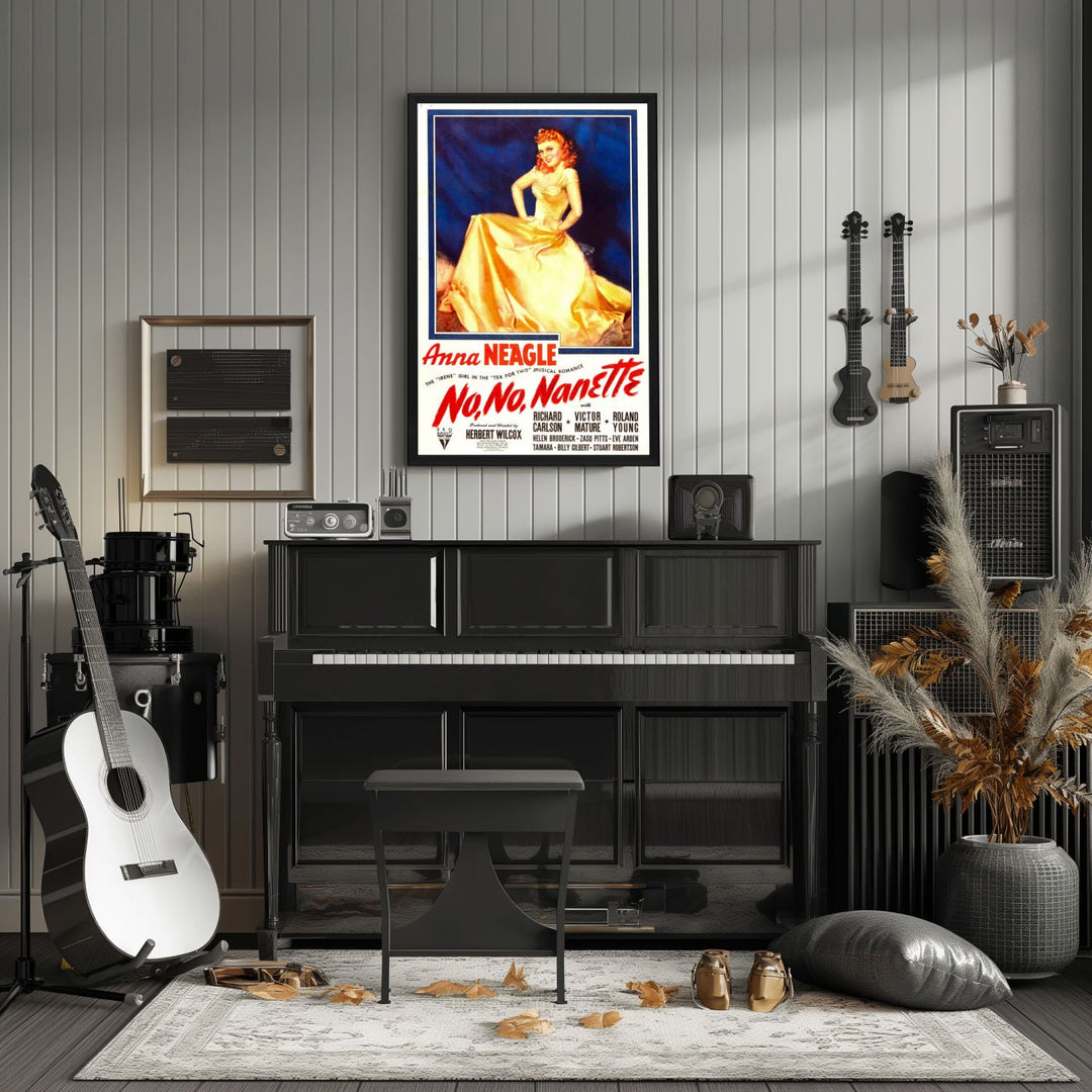 "No, No, Nanette" (1940) Framed Movie Poster