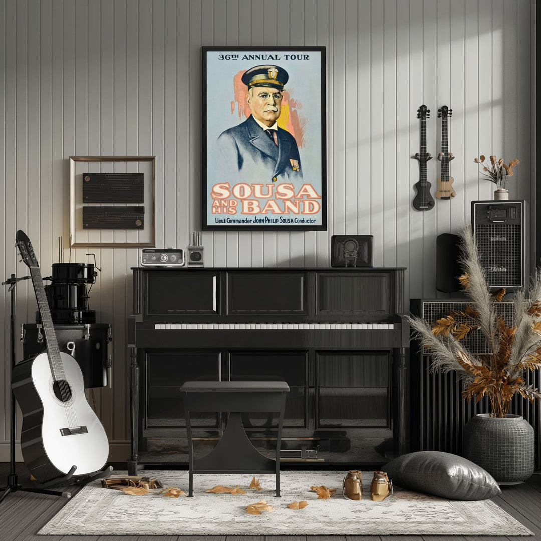 "Sousa And His Band" (1901) Framed Movie Poster