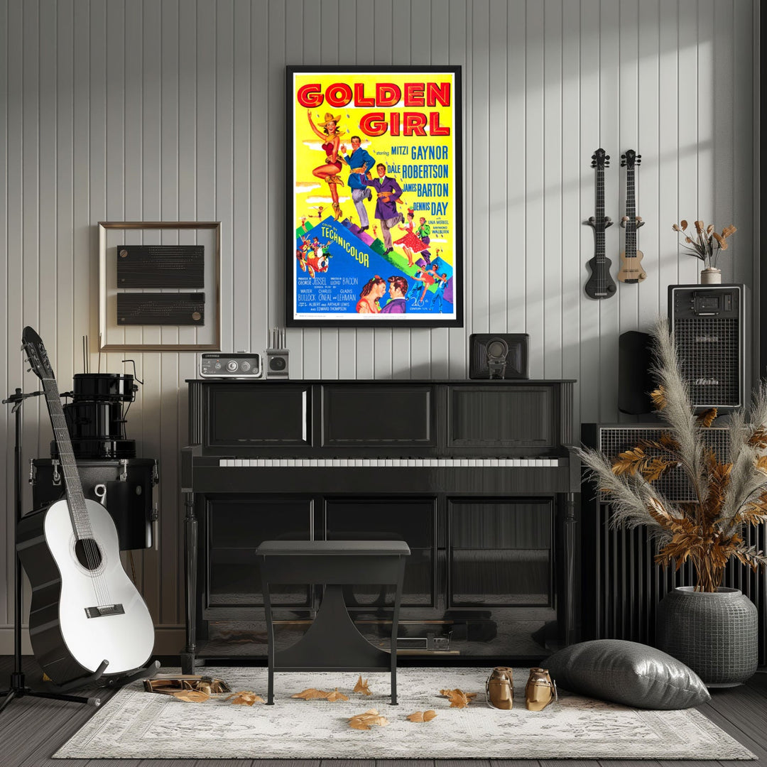 "Golden Girl" (1951) Framed Movie Poster