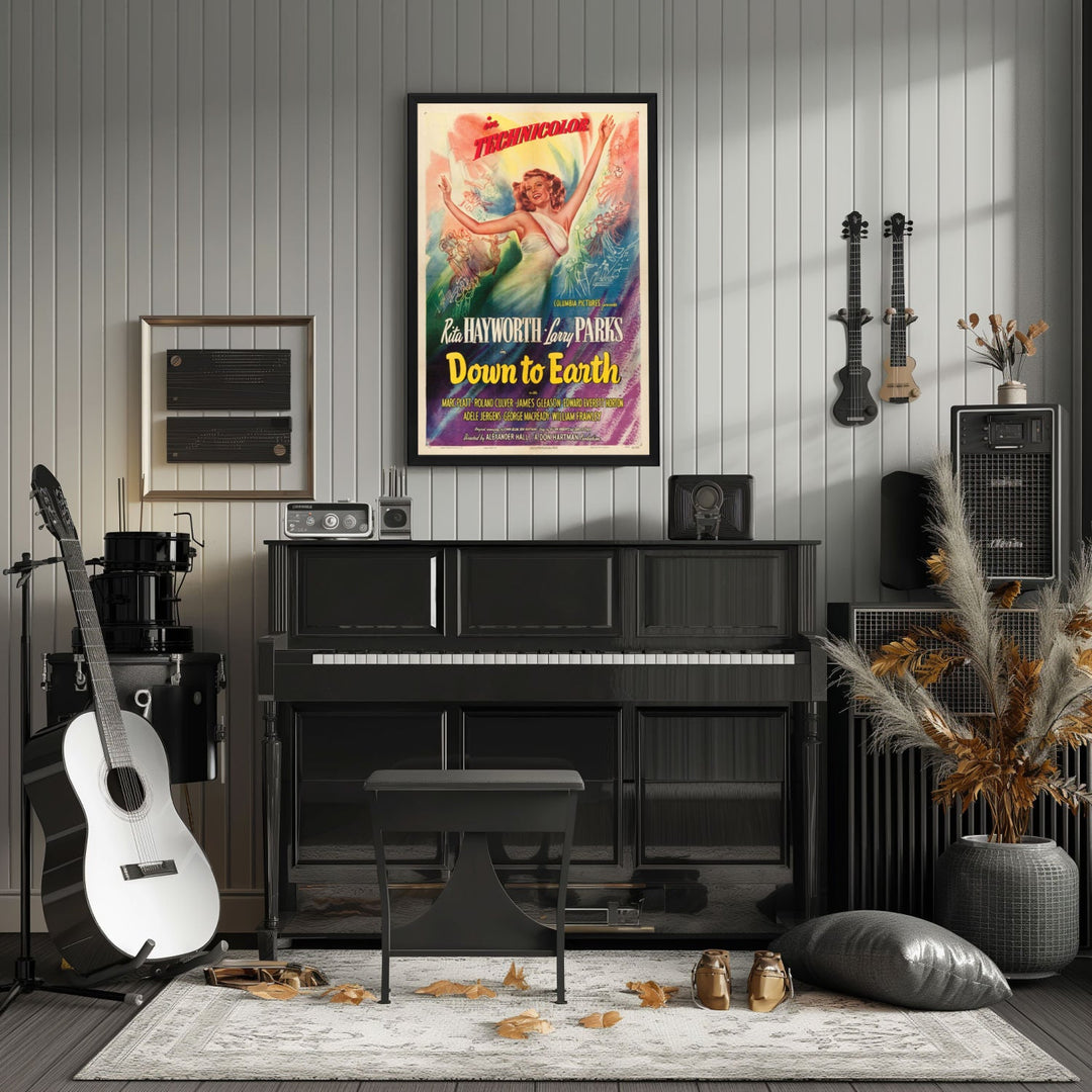 "Down To Earth" (1947) Framed Movie Poster