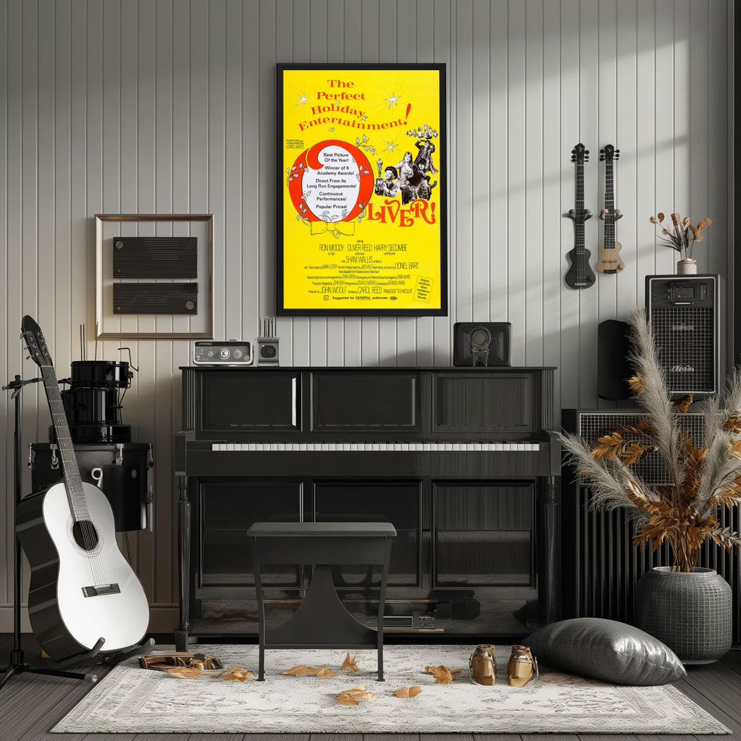 "Oliver!" (1968) Framed Movie Poster