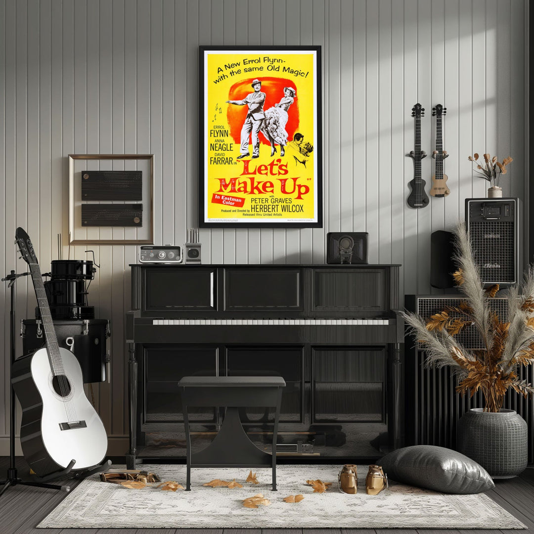 "Let's Make Up" (1954) Framed Movie Poster