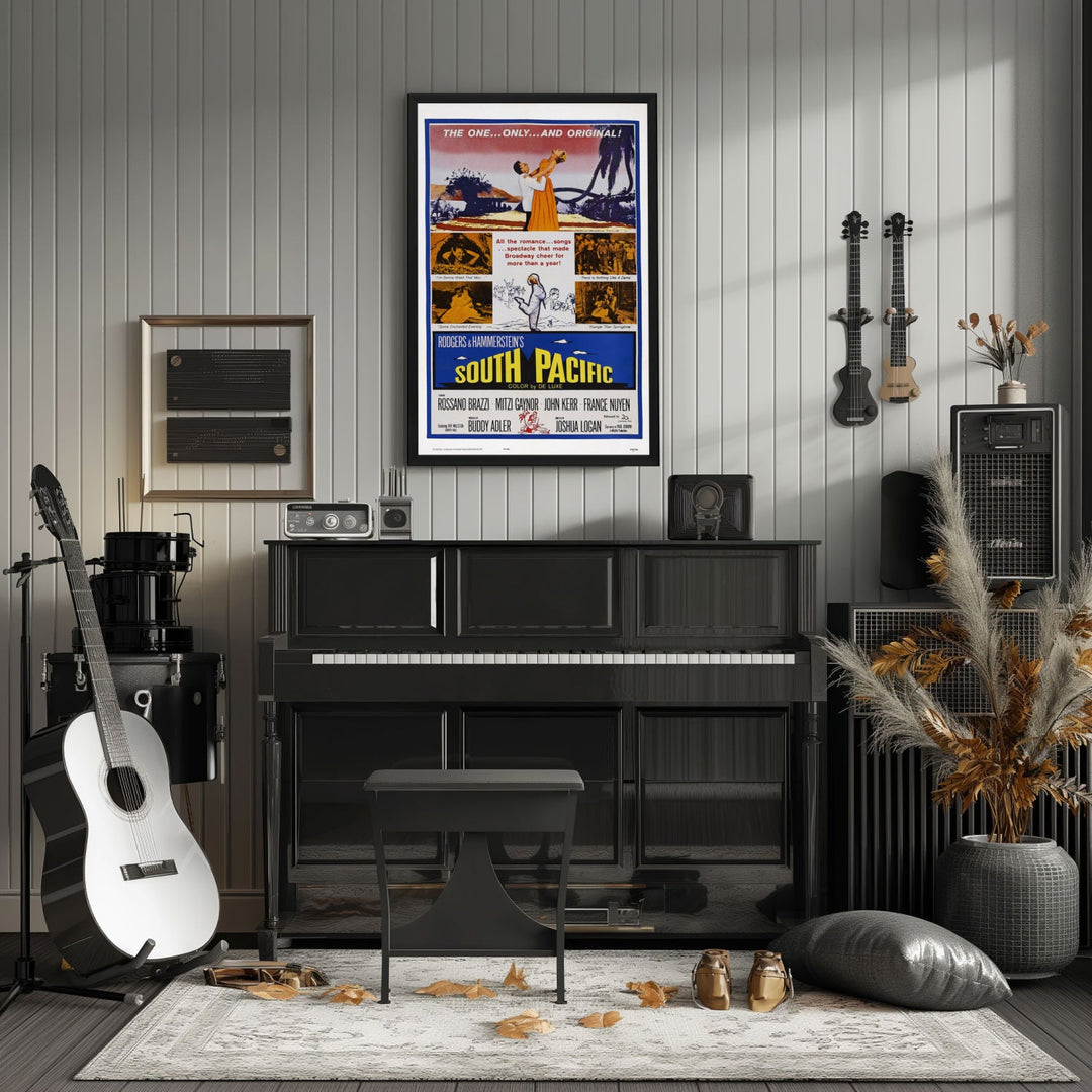 "South Pacific" (1958) Framed Movie Poster