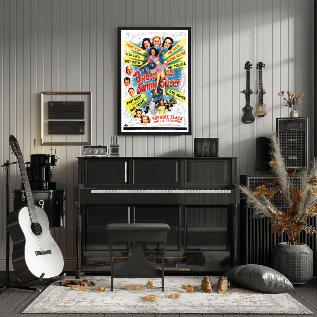 "Babes On Swing Street" (1944) Framed Movie Poster