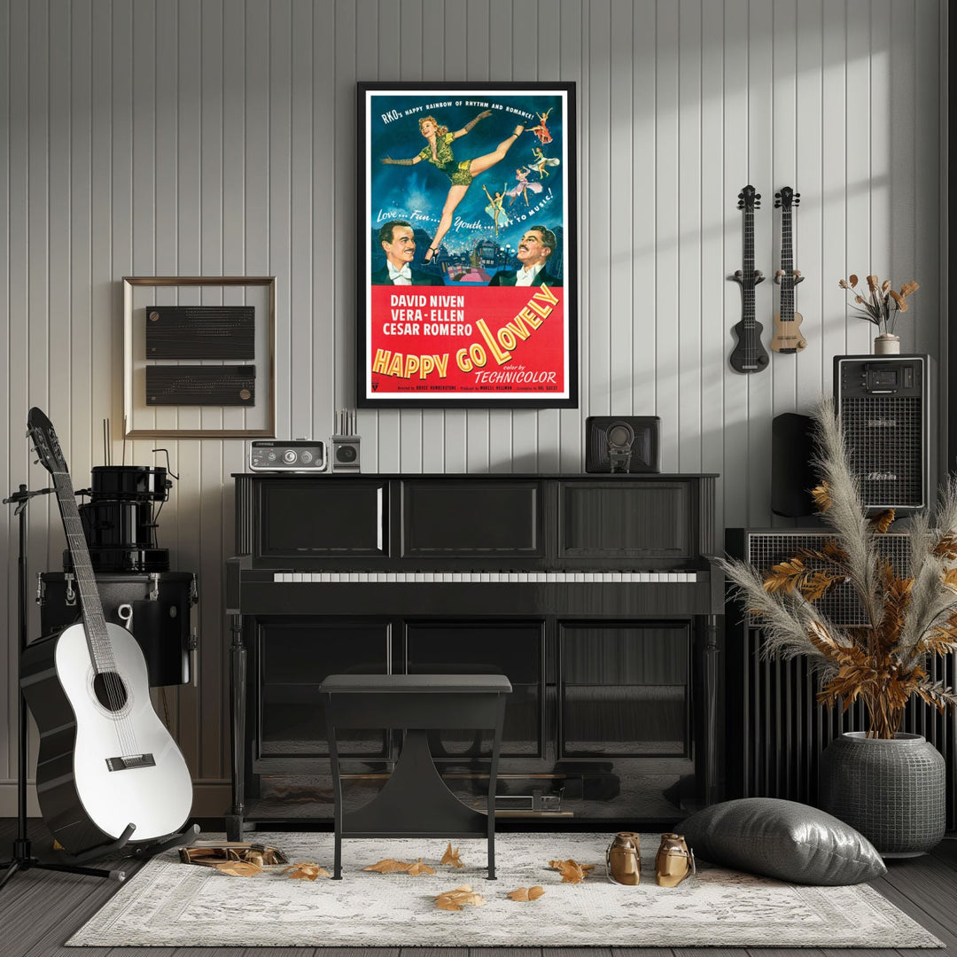 "Happy Go Lovely" (1951) Framed Movie Poster