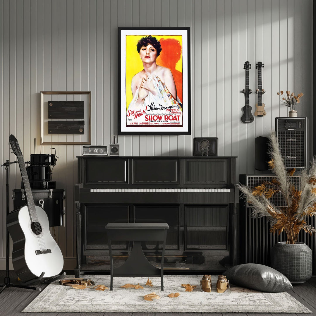 "Show Boat" (1929) Framed Movie Poster