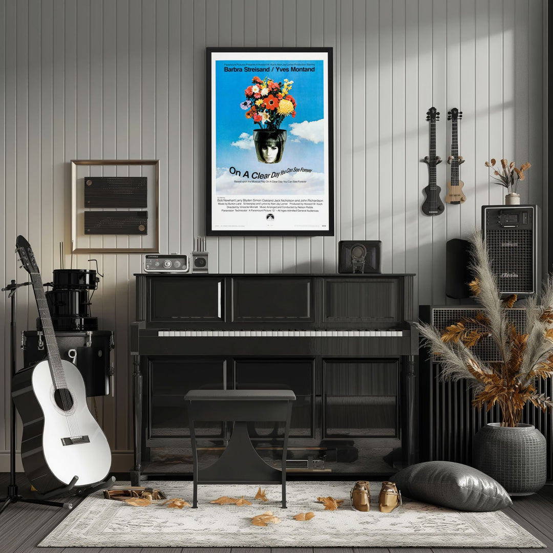 "On A Clear Day You can See Forever" (1970) Framed Movie Poster
