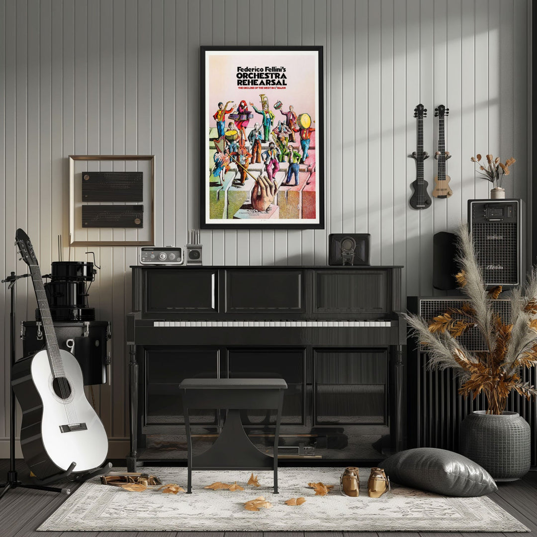 "Orchestra Rehearsal" (1979) Framed Movie Poster