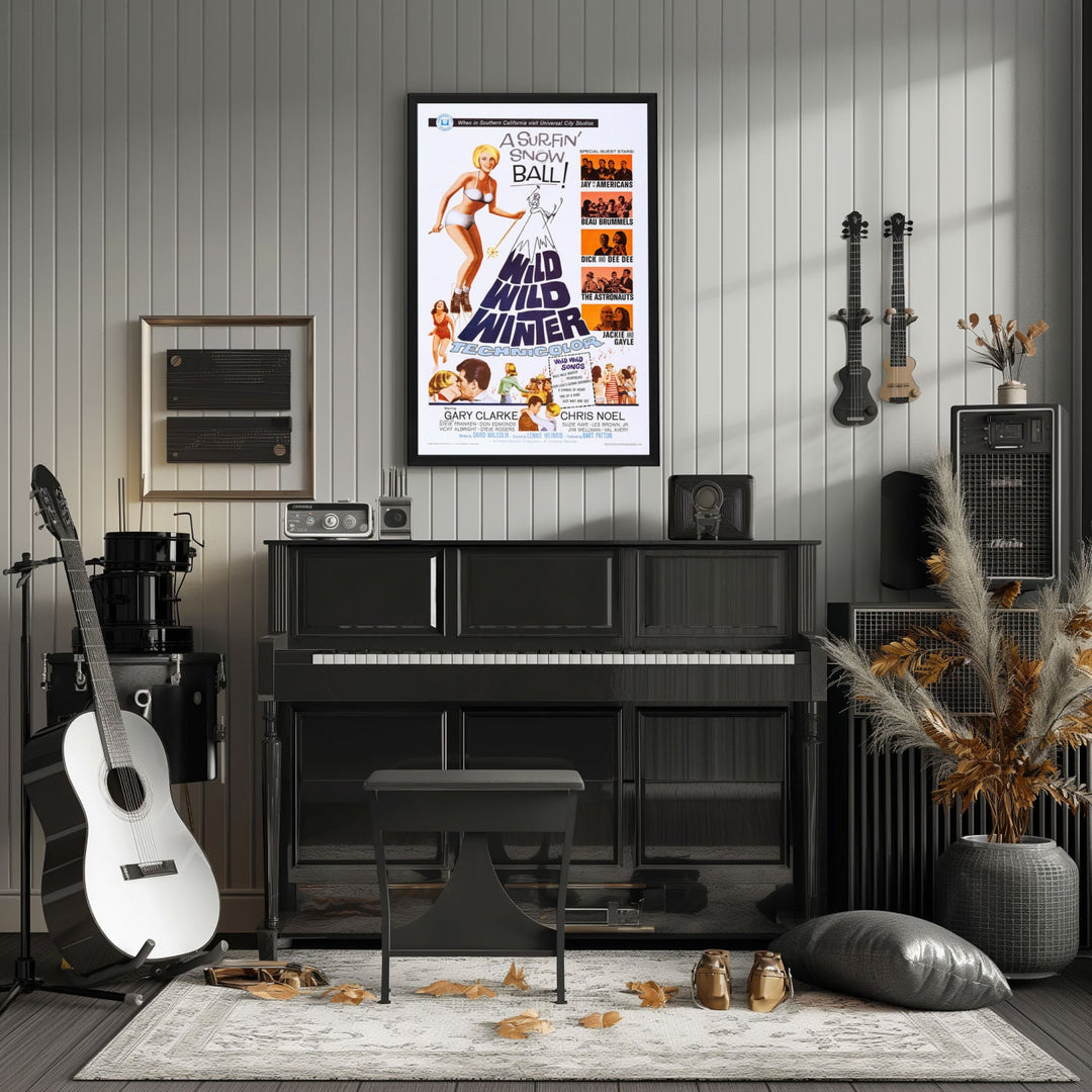 "Wild Wild Winter" (1966) Framed Movie Poster