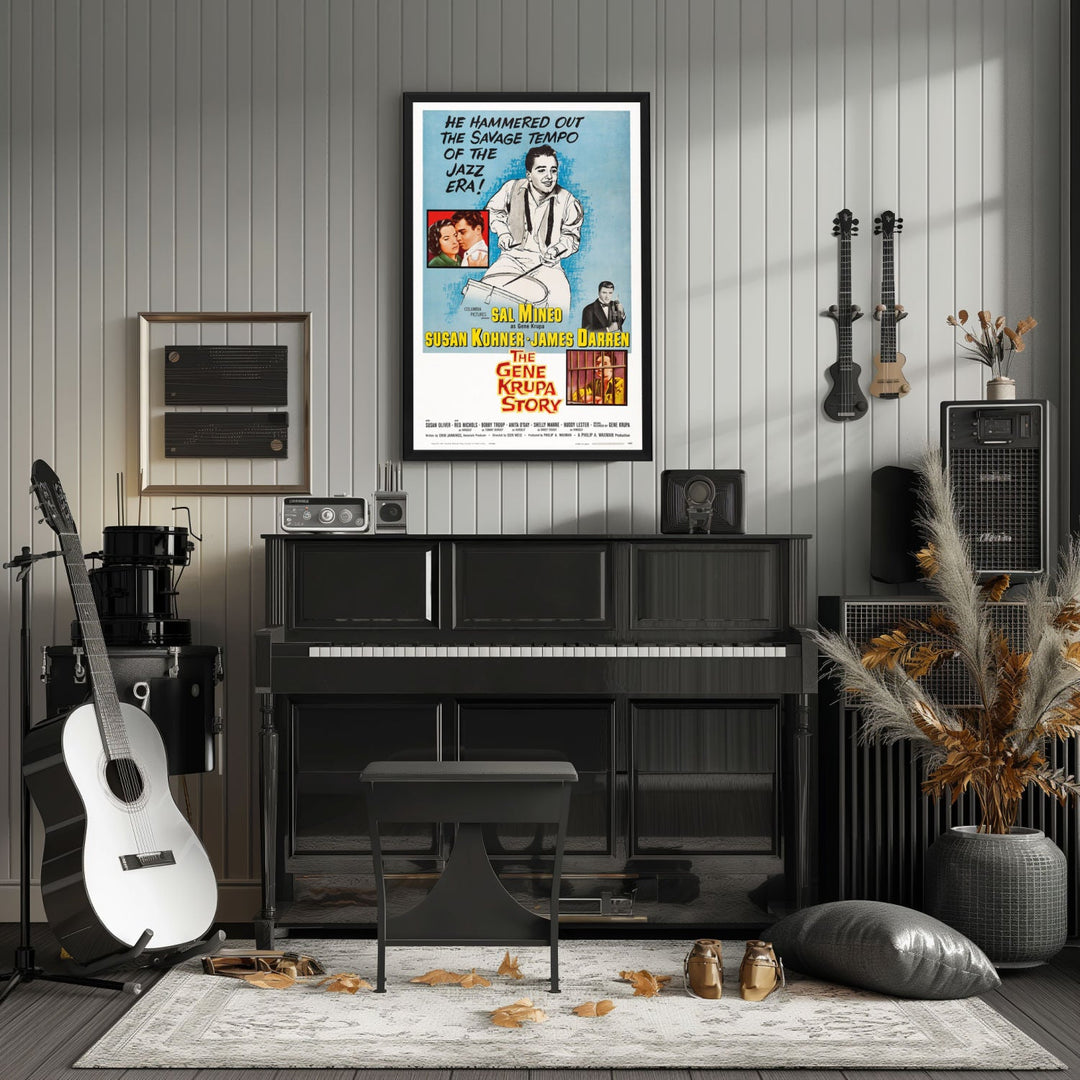 "Gene Krupa Story" (1959) Framed Movie Poster