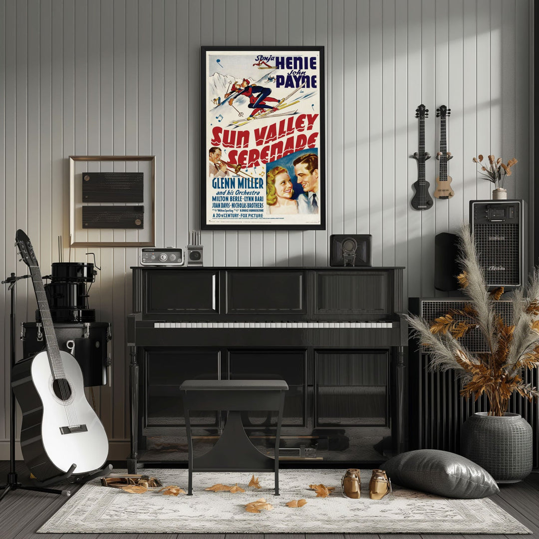 "Sun Valley Serenade" (1941) Framed Movie Poster