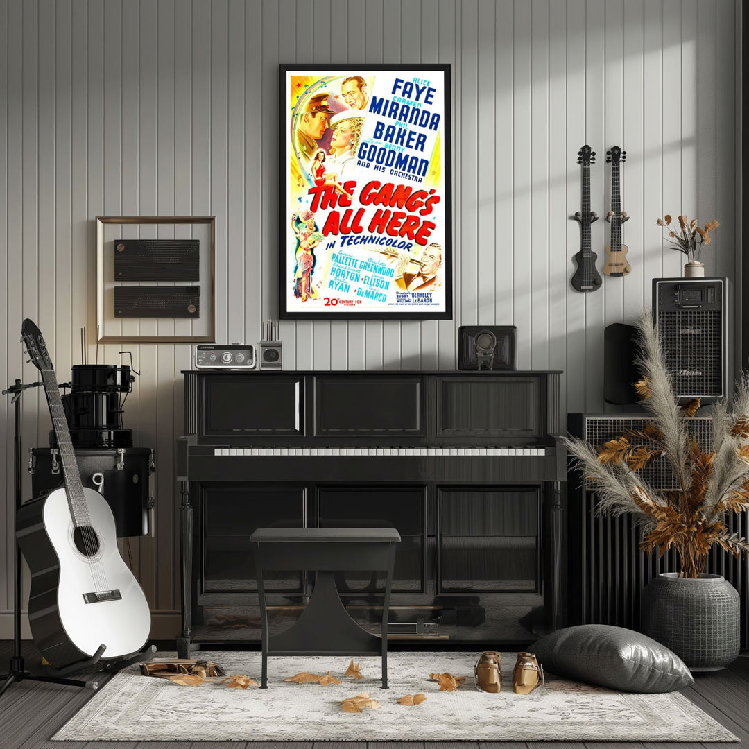 "Gang's All Here" (1943) Framed Movie Poster
